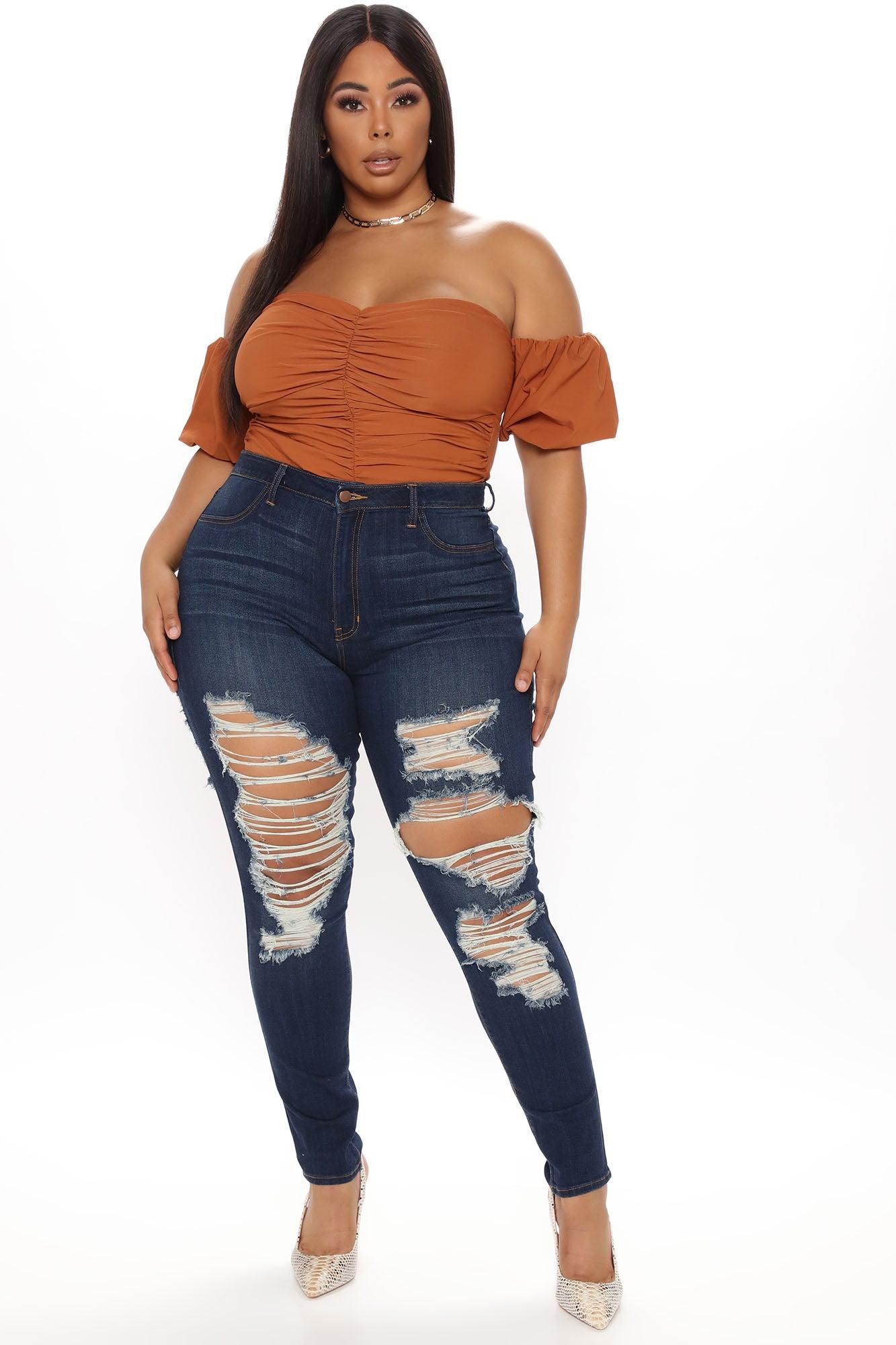 With Desire Bodysuit - Rust Product Image