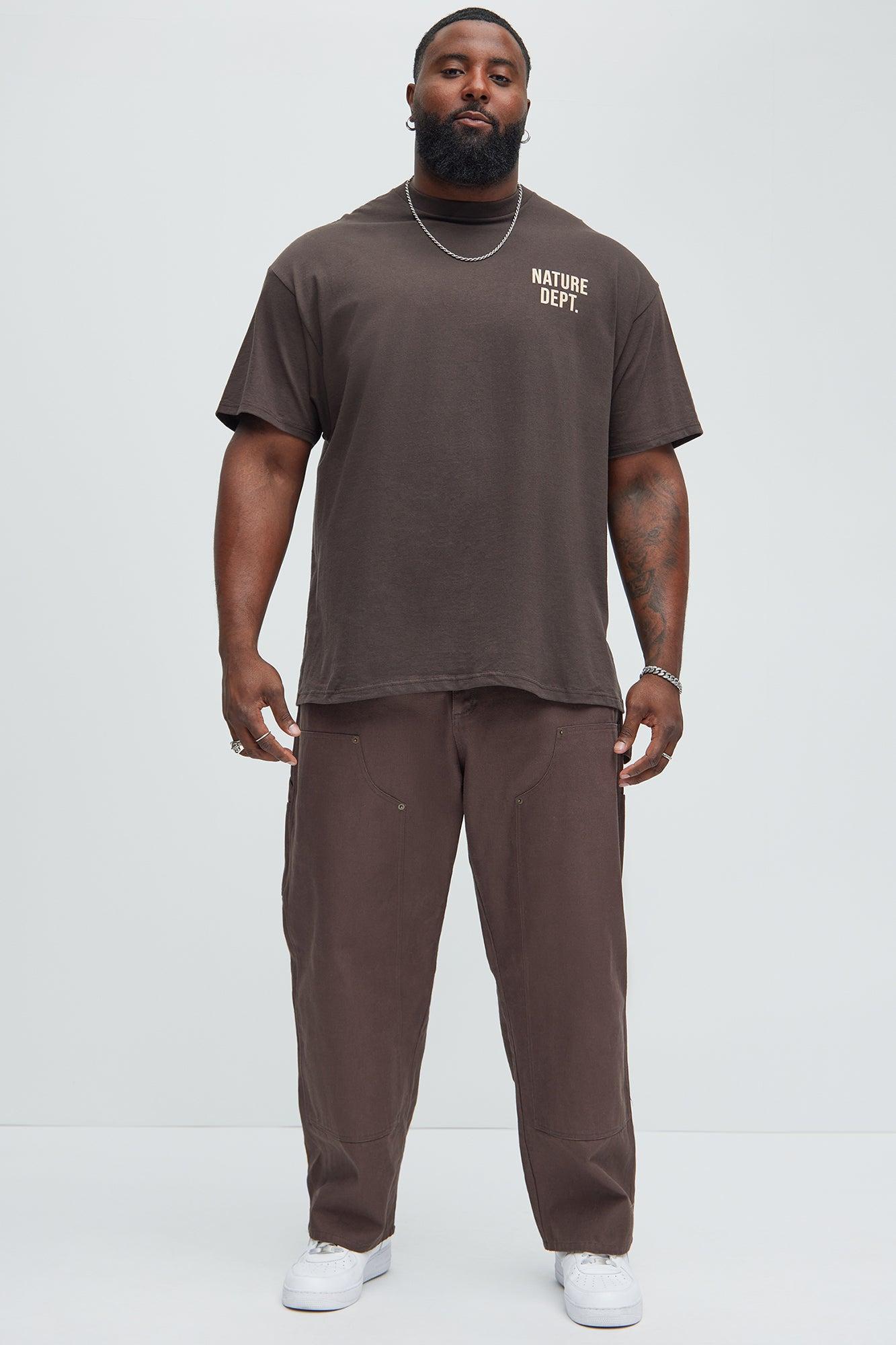 Nature Dept. Short Sleeve Tee - Brown Product Image