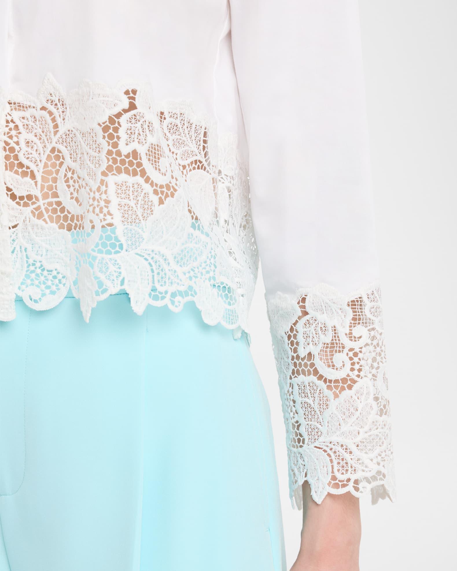 Issa Lace Combo Shirt Product Image