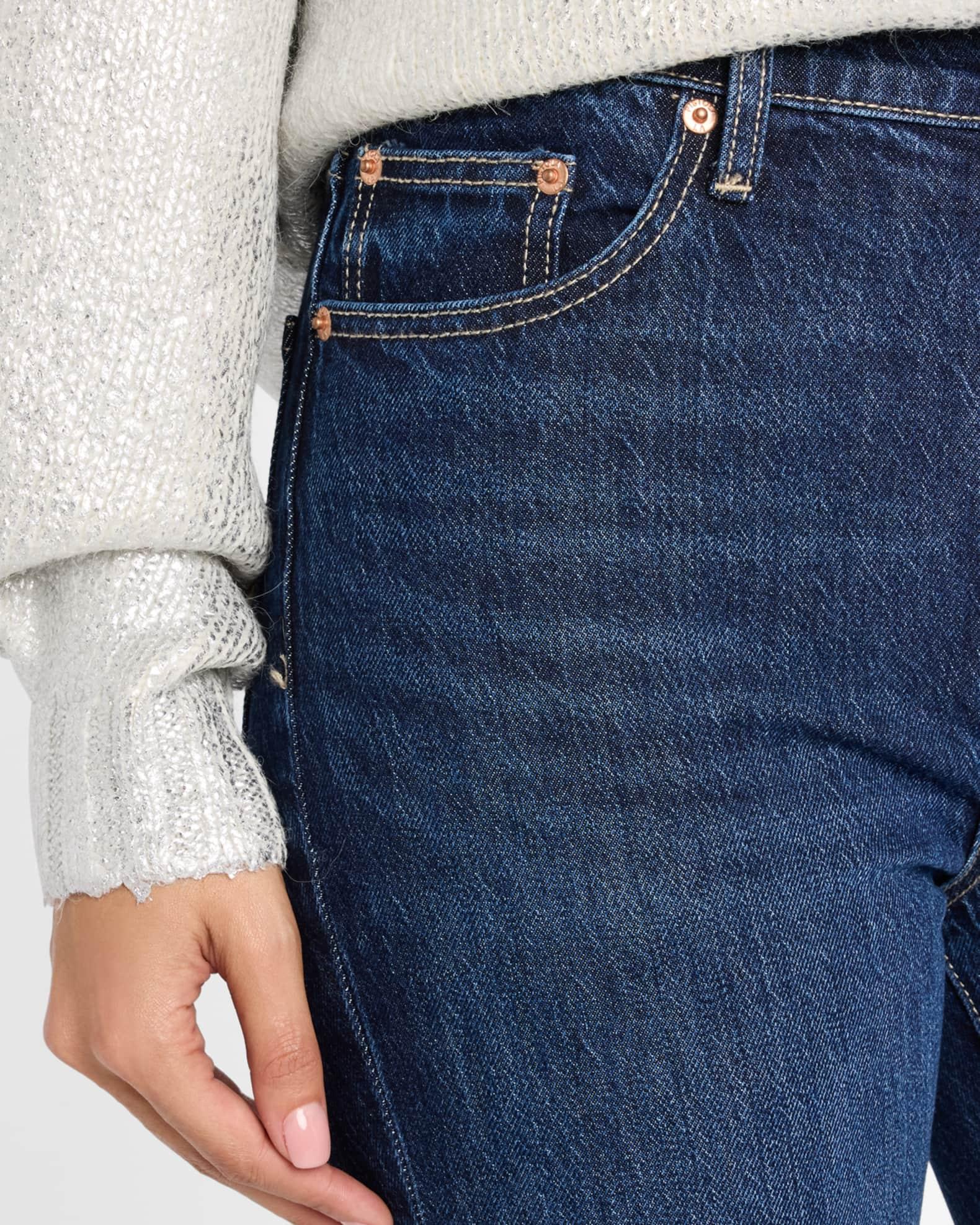 Bri High-Rise Slim Straight Jeans Product Image