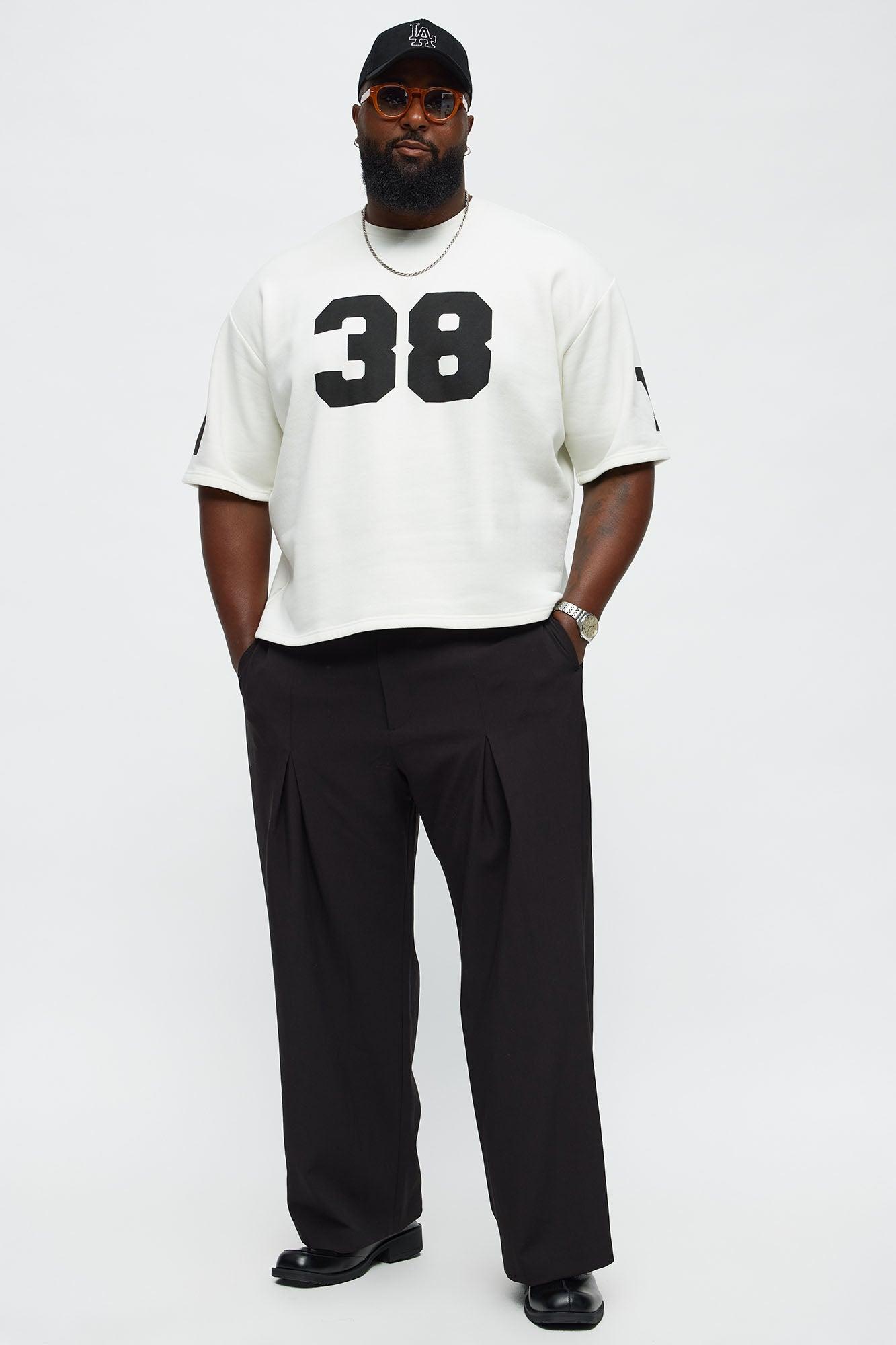 Athletic Oversized Tee - White Male Product Image