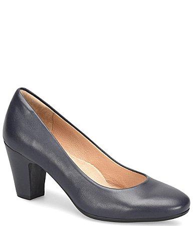 Sofft Lana Rounded Toe Leather Pumps Product Image