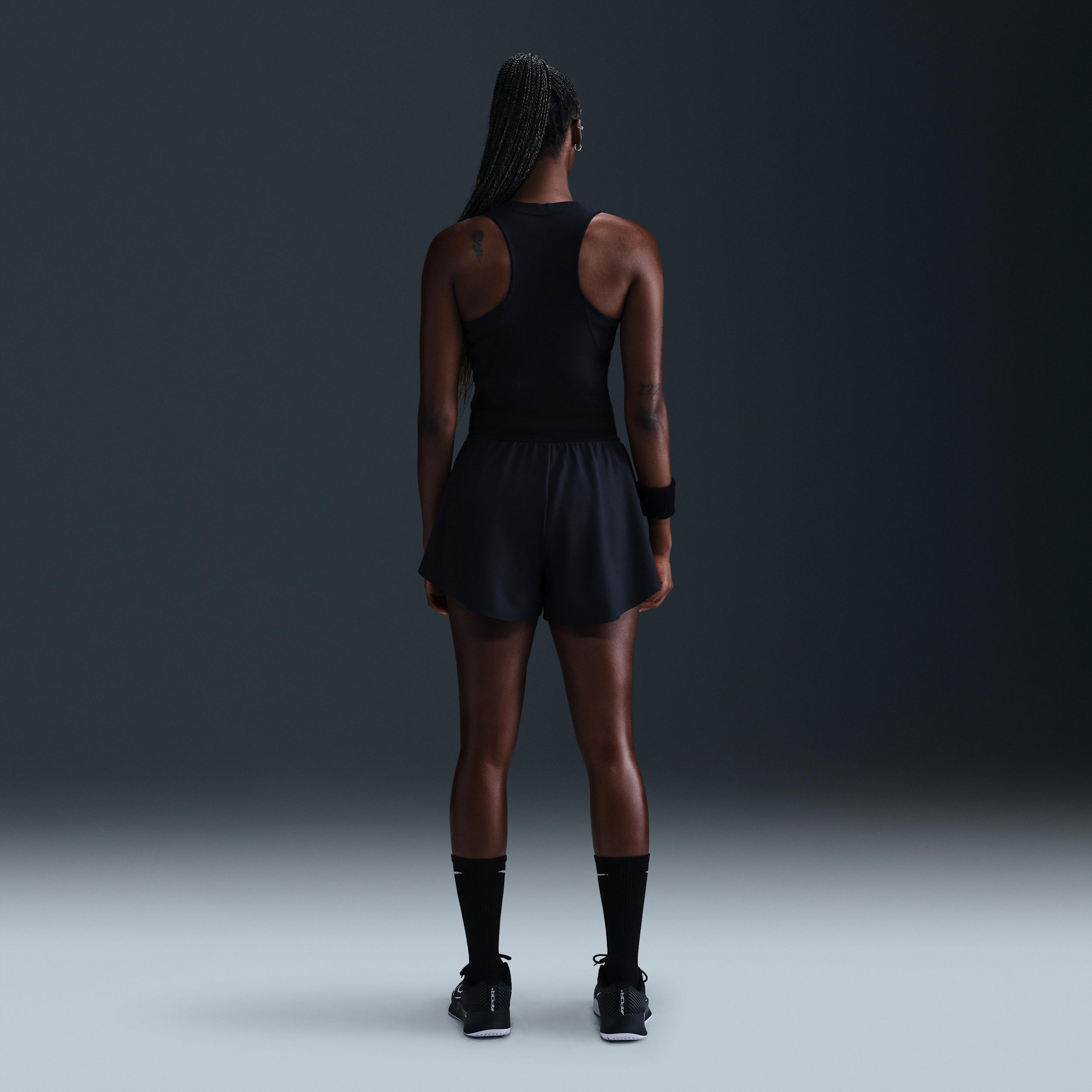 Nike Womens Court Ace Advantage Dri-FIT Tennis Shorts | FZ6723-010 Product Image