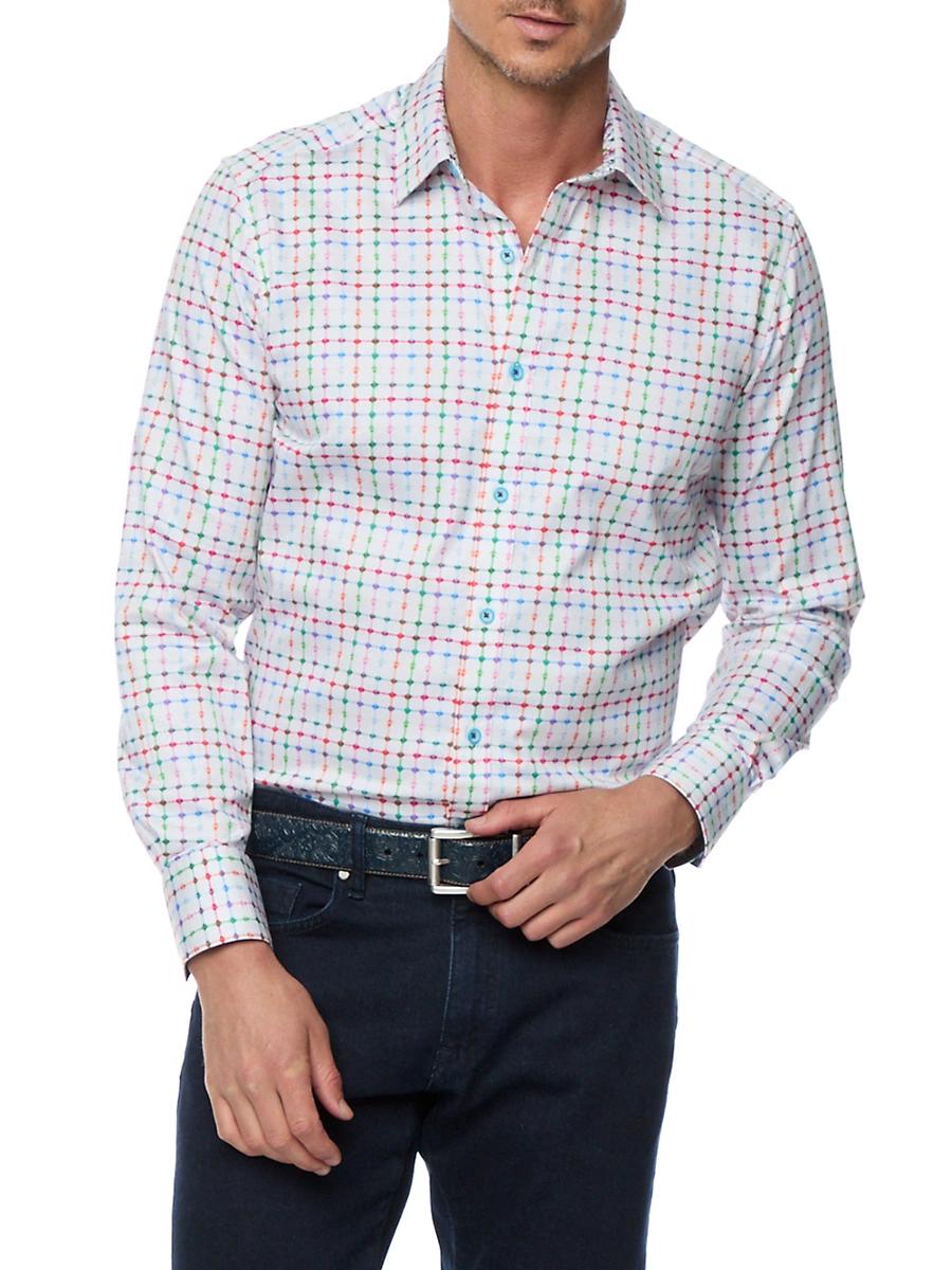 Mens Ashbrook Long-Sleeve Woven Shirt - Product Image