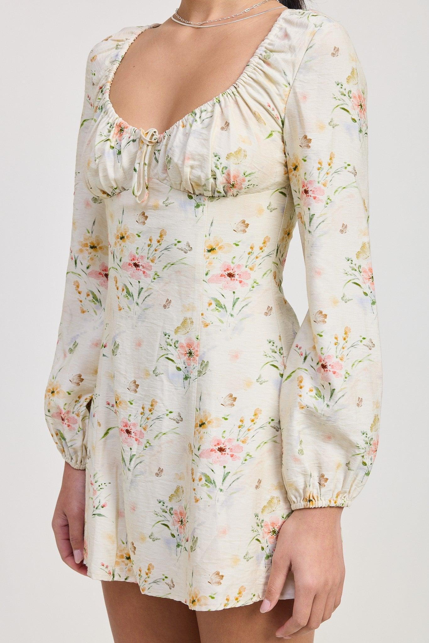 Angelica Floral Mini Dress Product Image