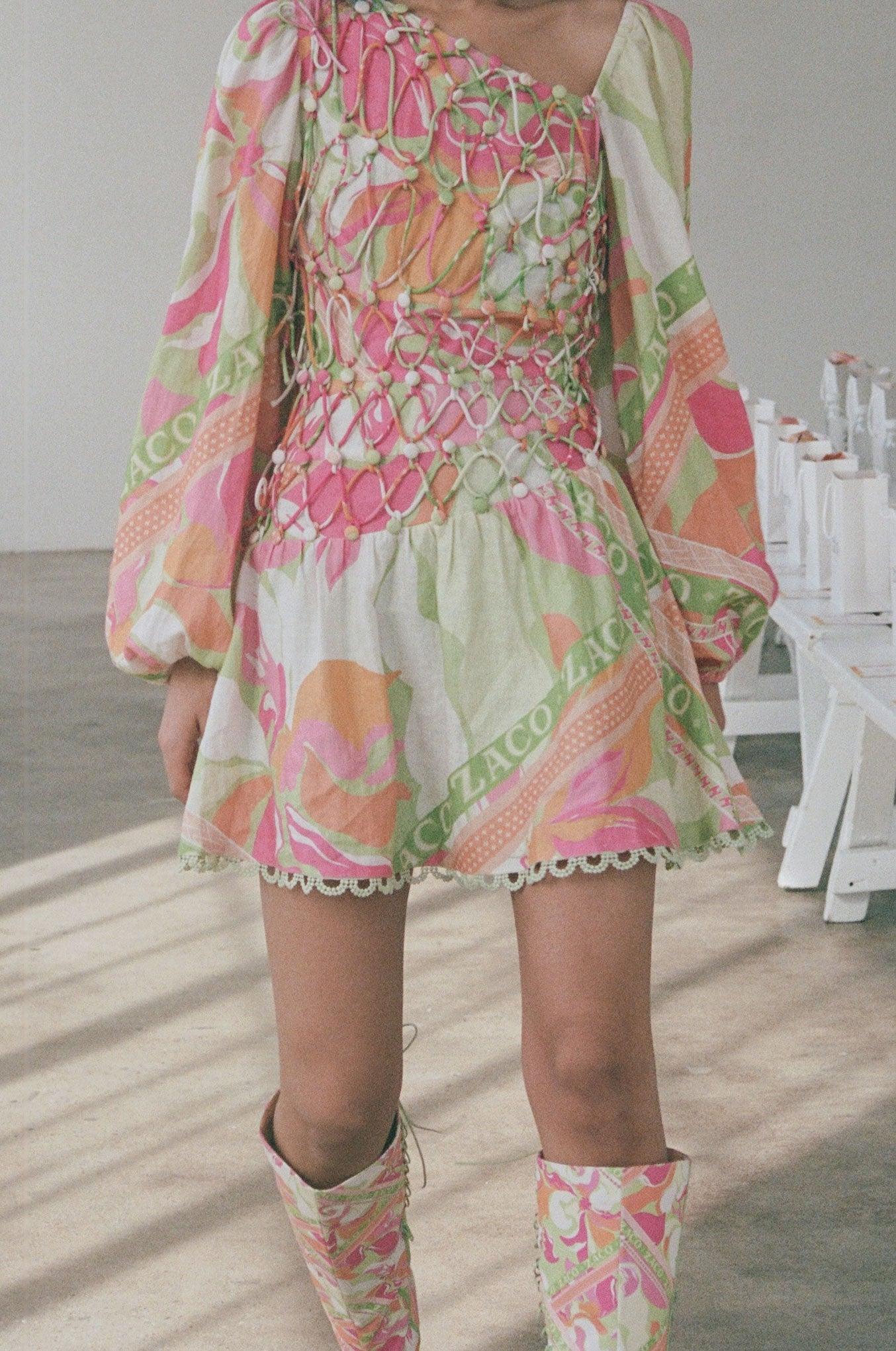 Allegra Lace Up Dress - Calista Spring Product Image