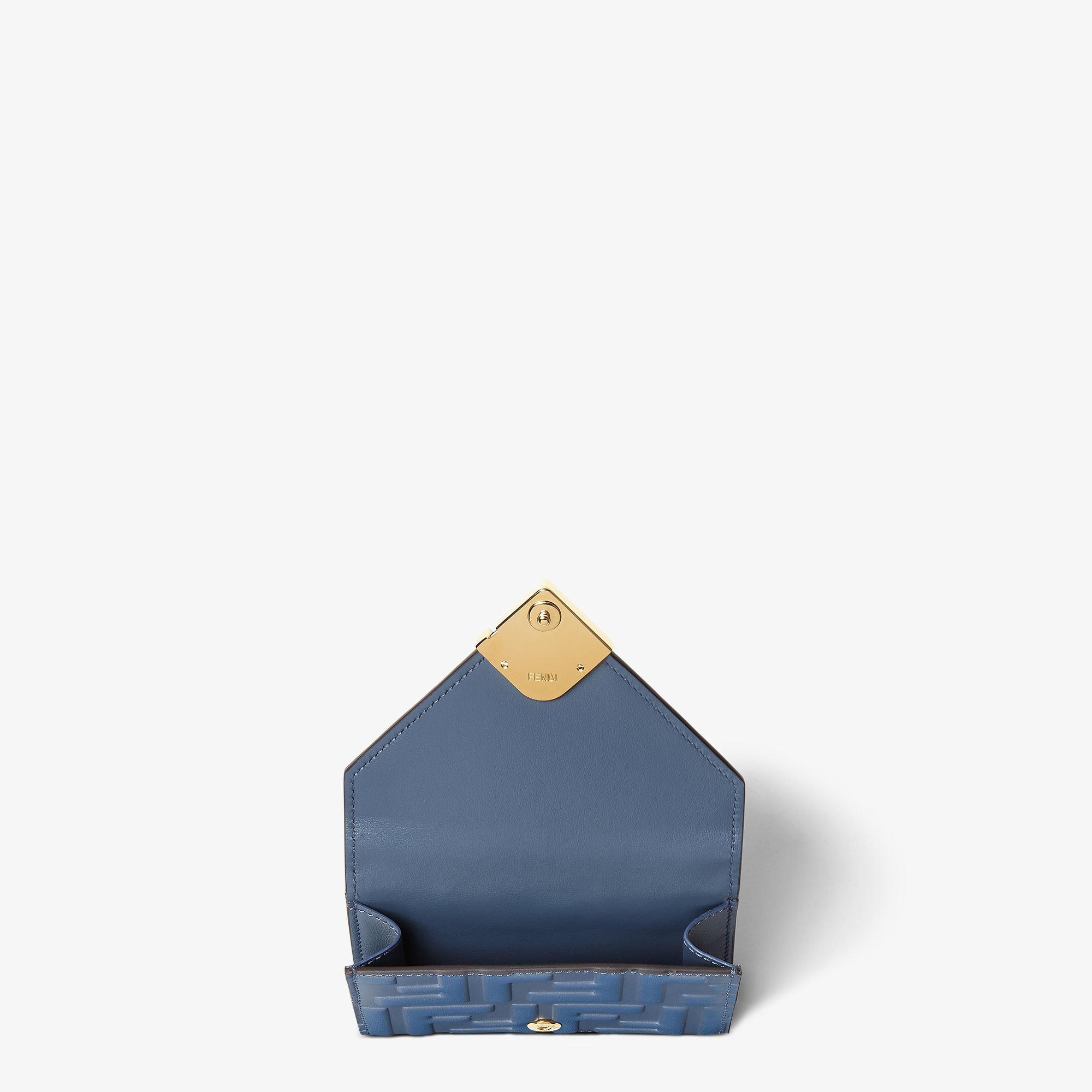FF Diamonds WalletBlue leather wallet Product Image