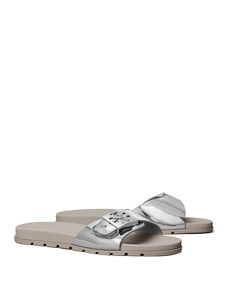 Womens Buckle Slides Sandals Product Image