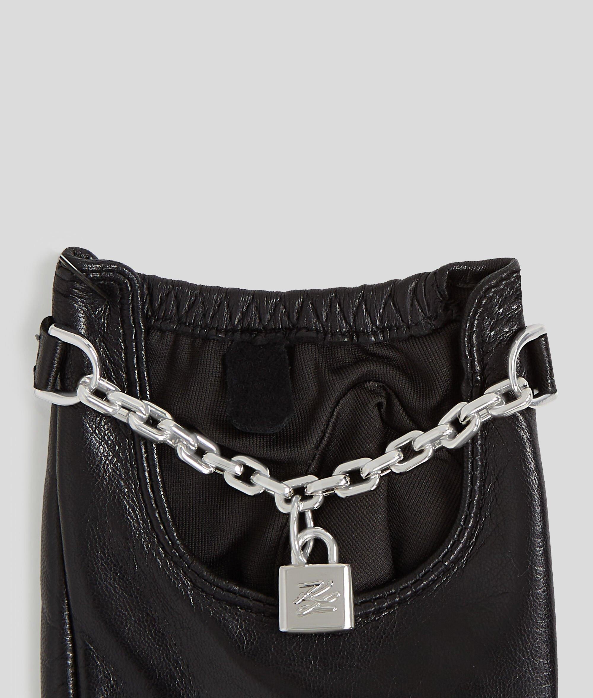 K/AUTOGRAPH PADLOCK FINGERLESS GLOVES Product Image