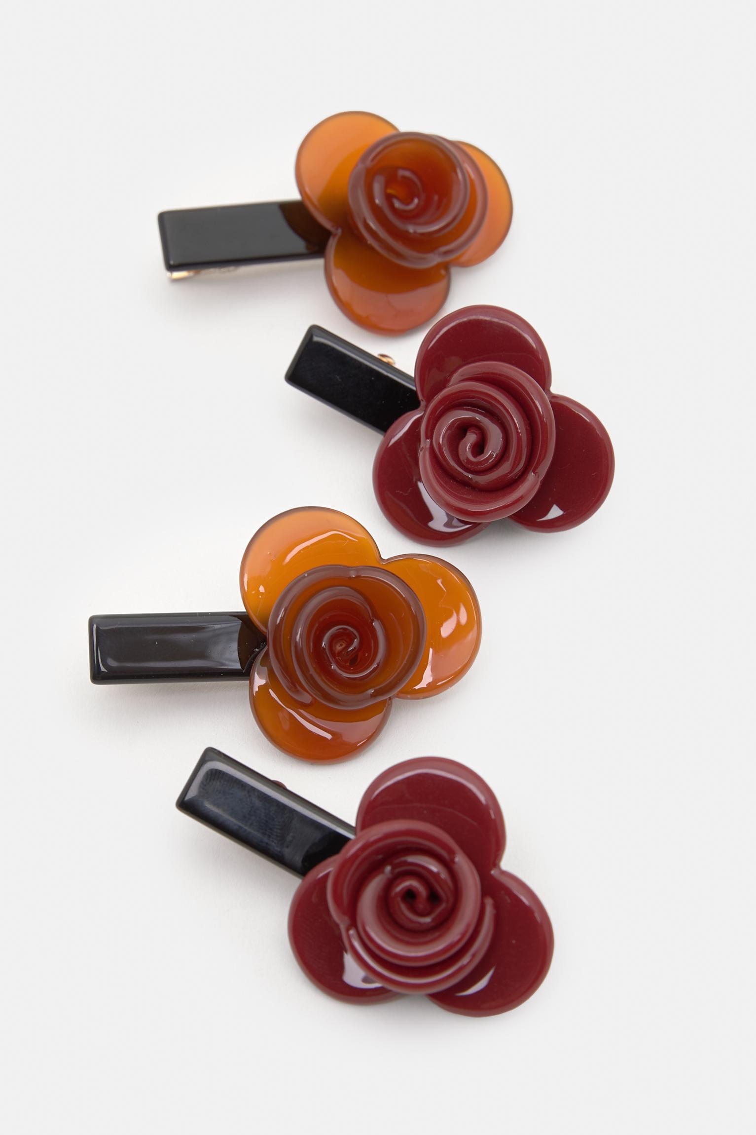 6-pack of flower hair clips Product Image