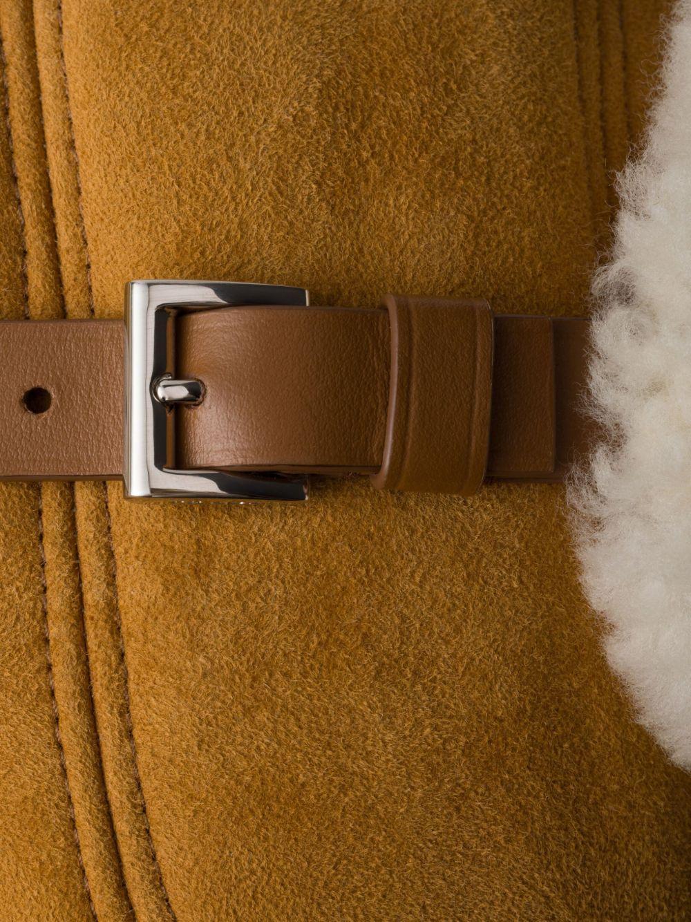 suede shearling trapper hat Product Image