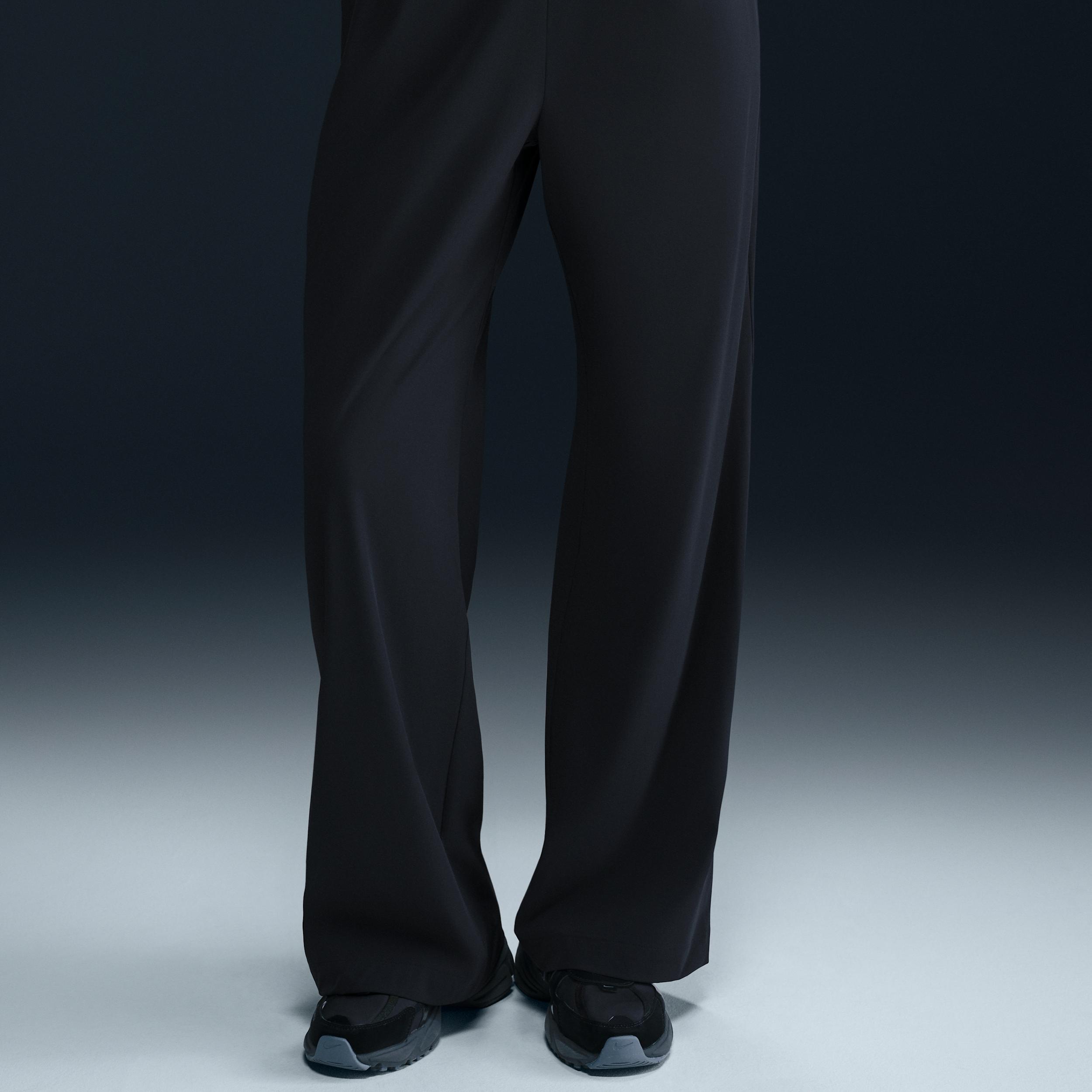 Nike Womens 24.7 PerfectStretch Dri-FIT High-Waisted Loose Wide-Leg Pants | HM8389-010 Product Image