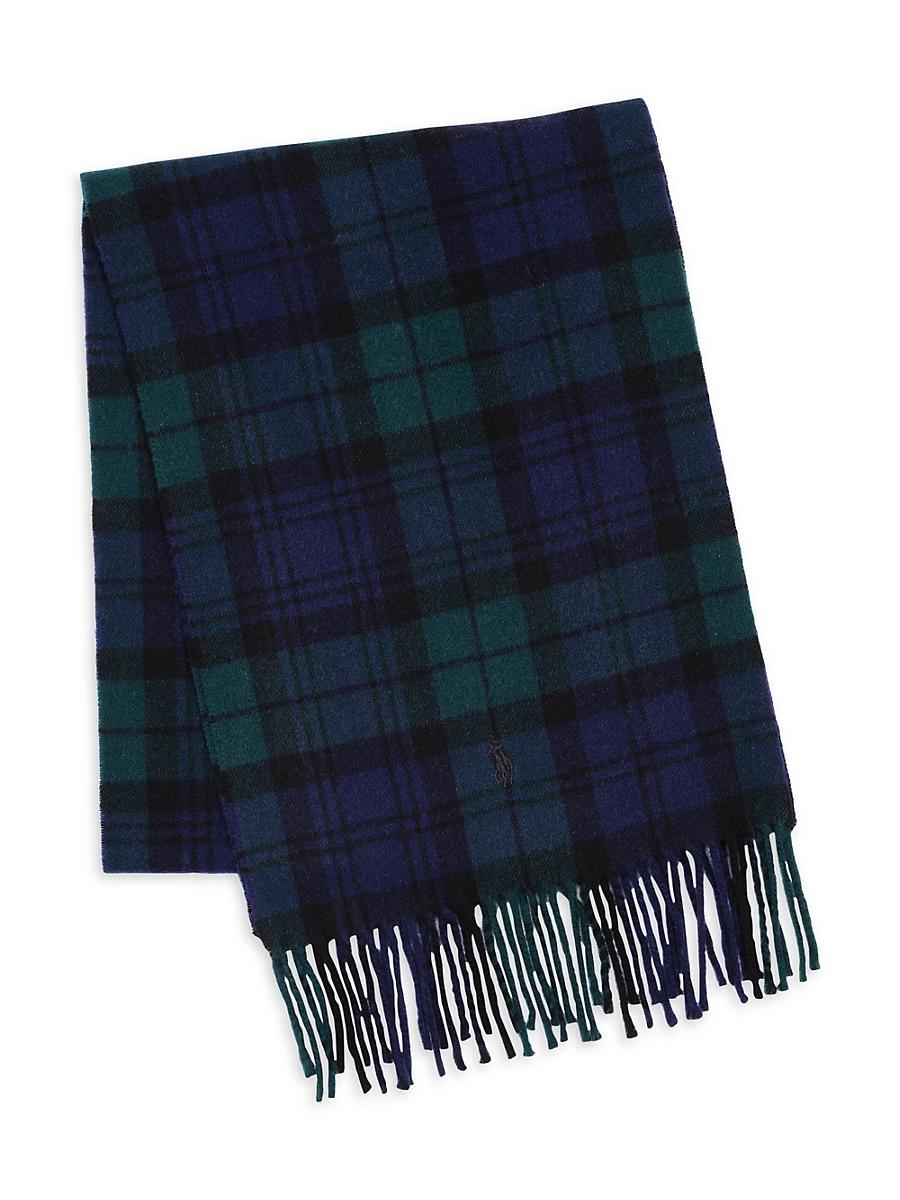 Mens Original Label Cashmere Plaid Scarf Product Image