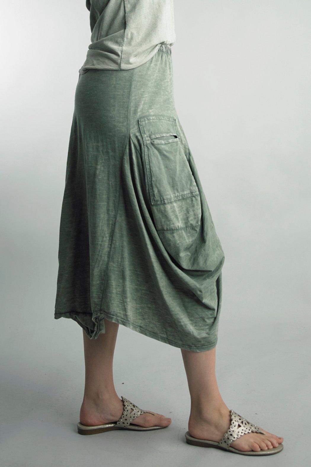 Olive Bubble Skirt Product Image
