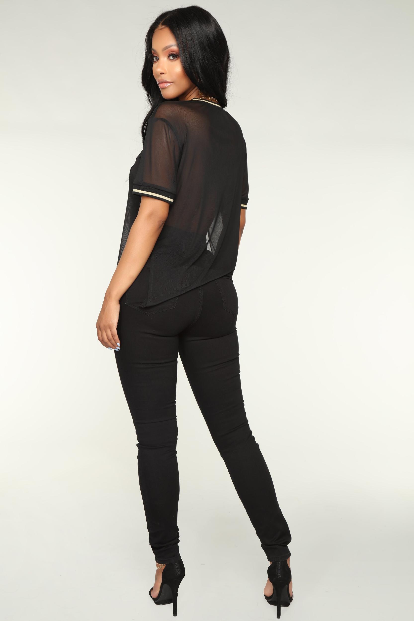 Luxe Ultra High Waist Skinny Jeans - Black Product Image