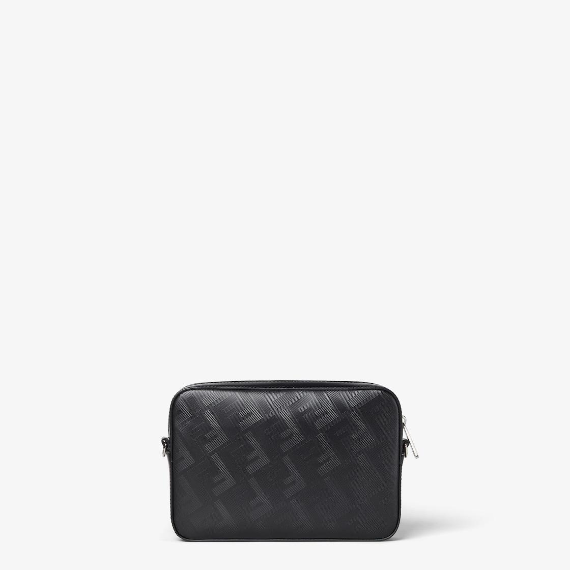 Fendi Diagonal Camera CaseBlack leather bag Product Image