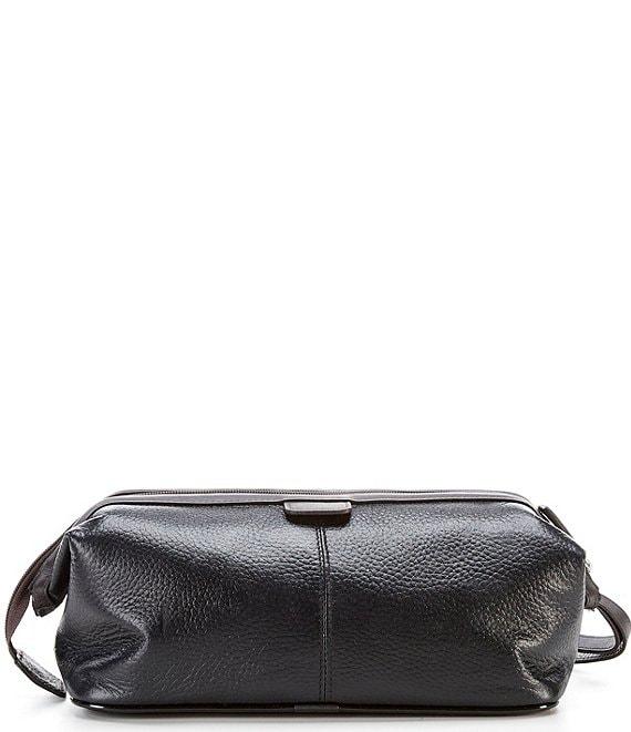 Roundtree & Yorke Wide Mouth Leather Travel Kit Product Image