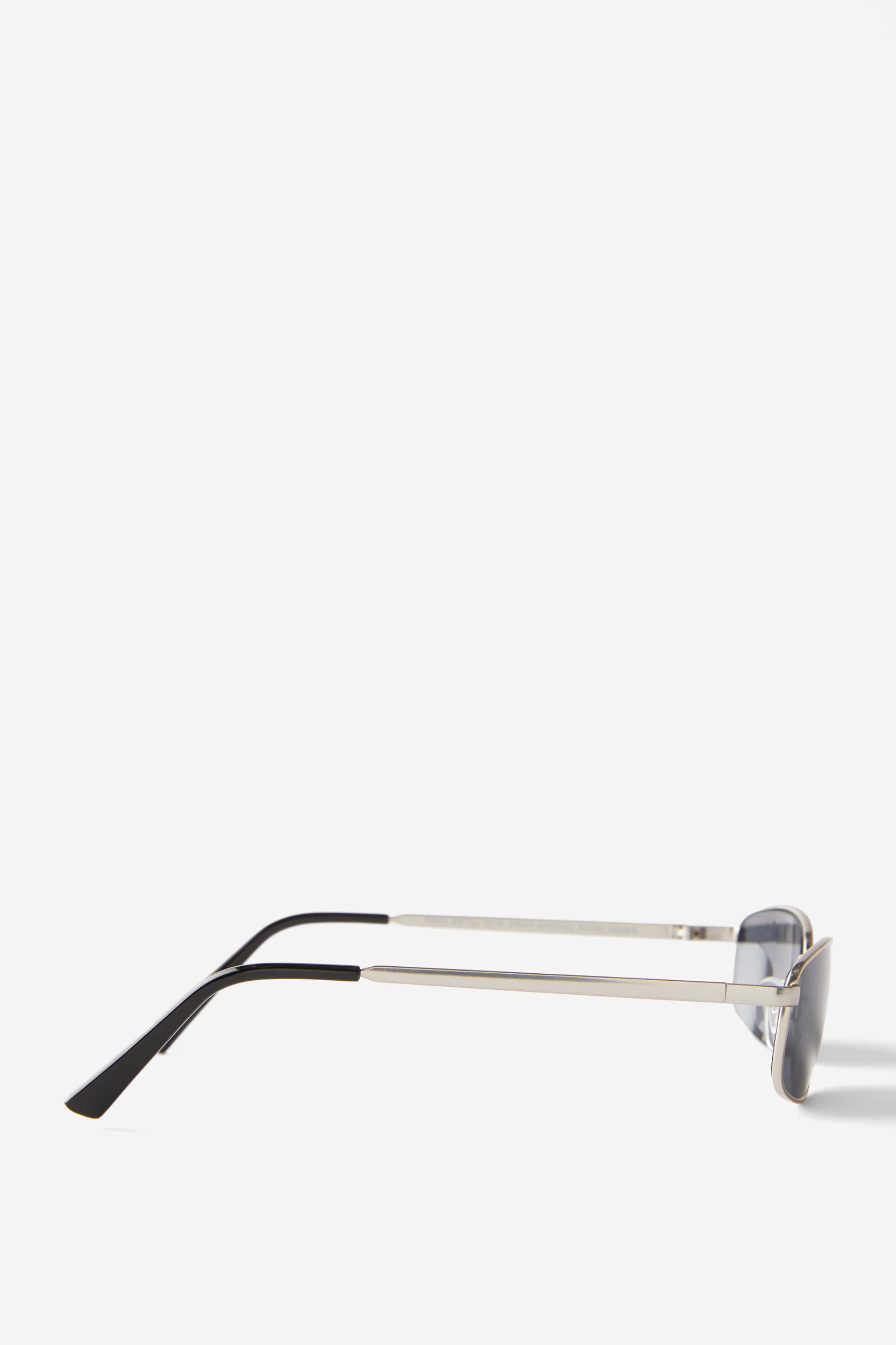 Asha Metal Slim Wrap Around Sunglasses Product Image