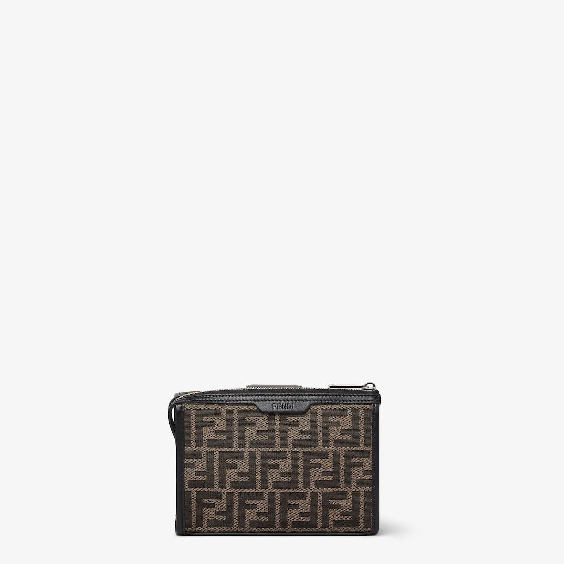 Double BaguetteBrown FF jacquard bag Product Image