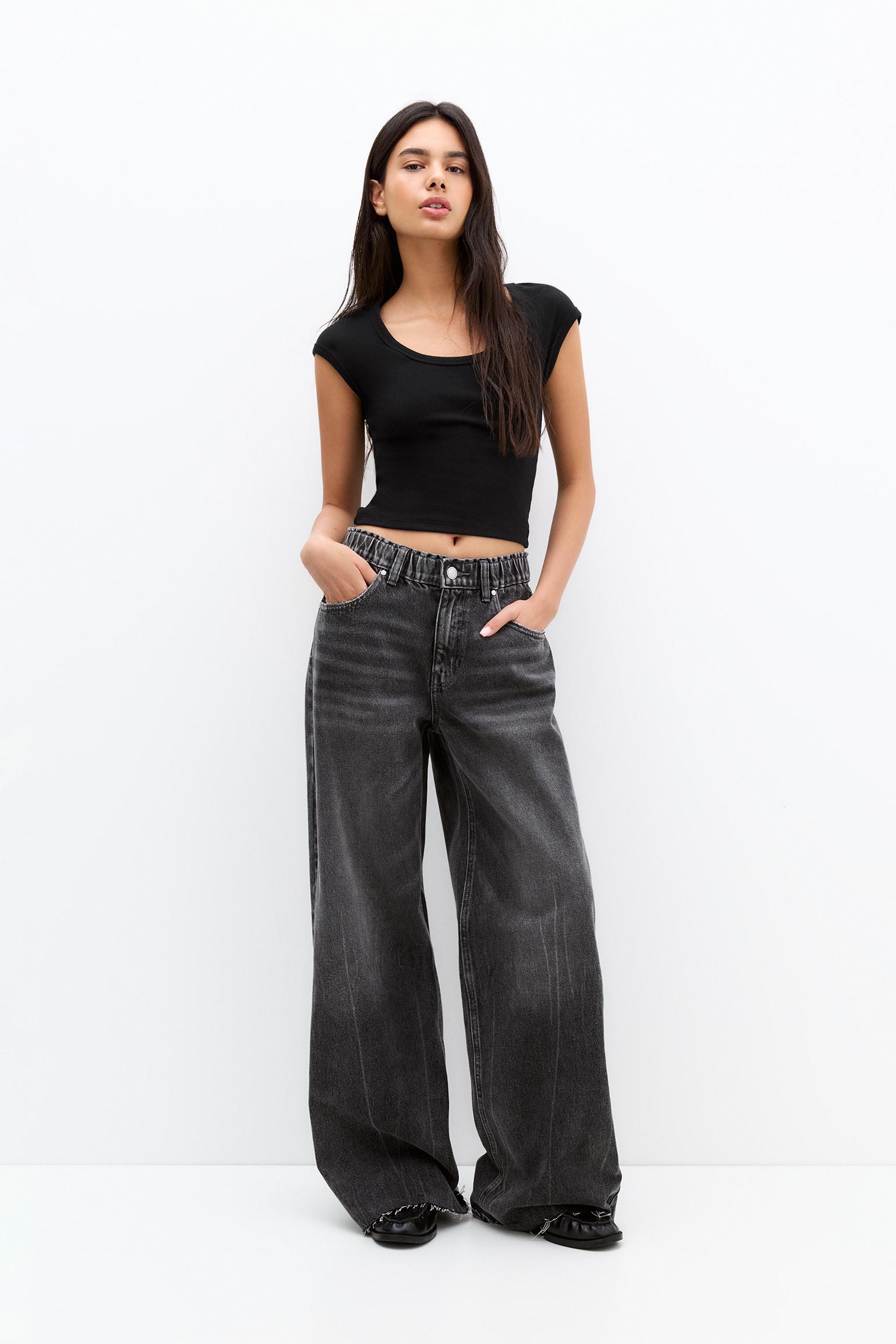 Toddler Girls' Animal Top and Bottom Set - Cat & Jack™ - Peach Orange 12M: Lightweight French Terry, Adjustable Waistband Product Image