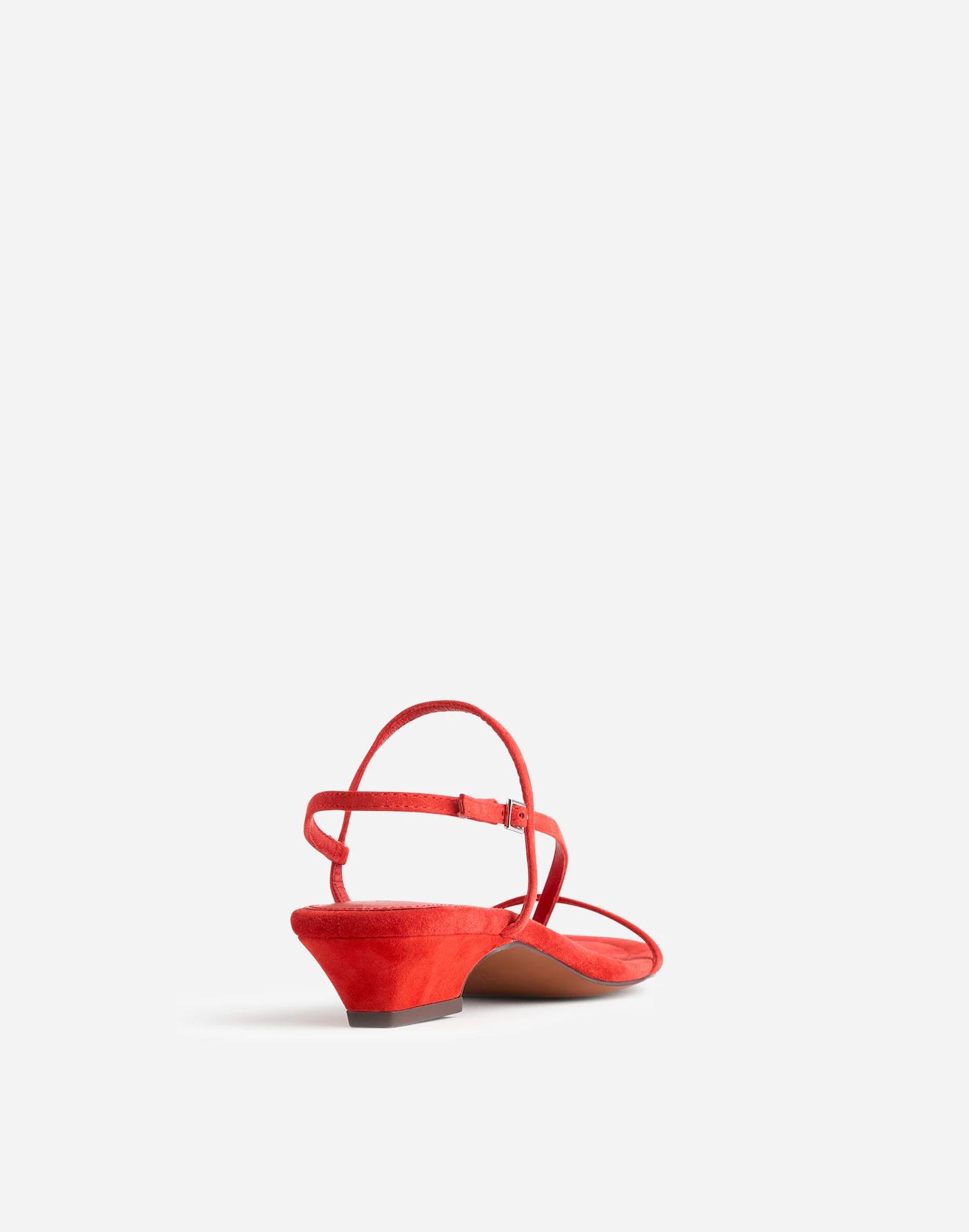 The Maycie Asymmetric T-Strap Sandal Product Image