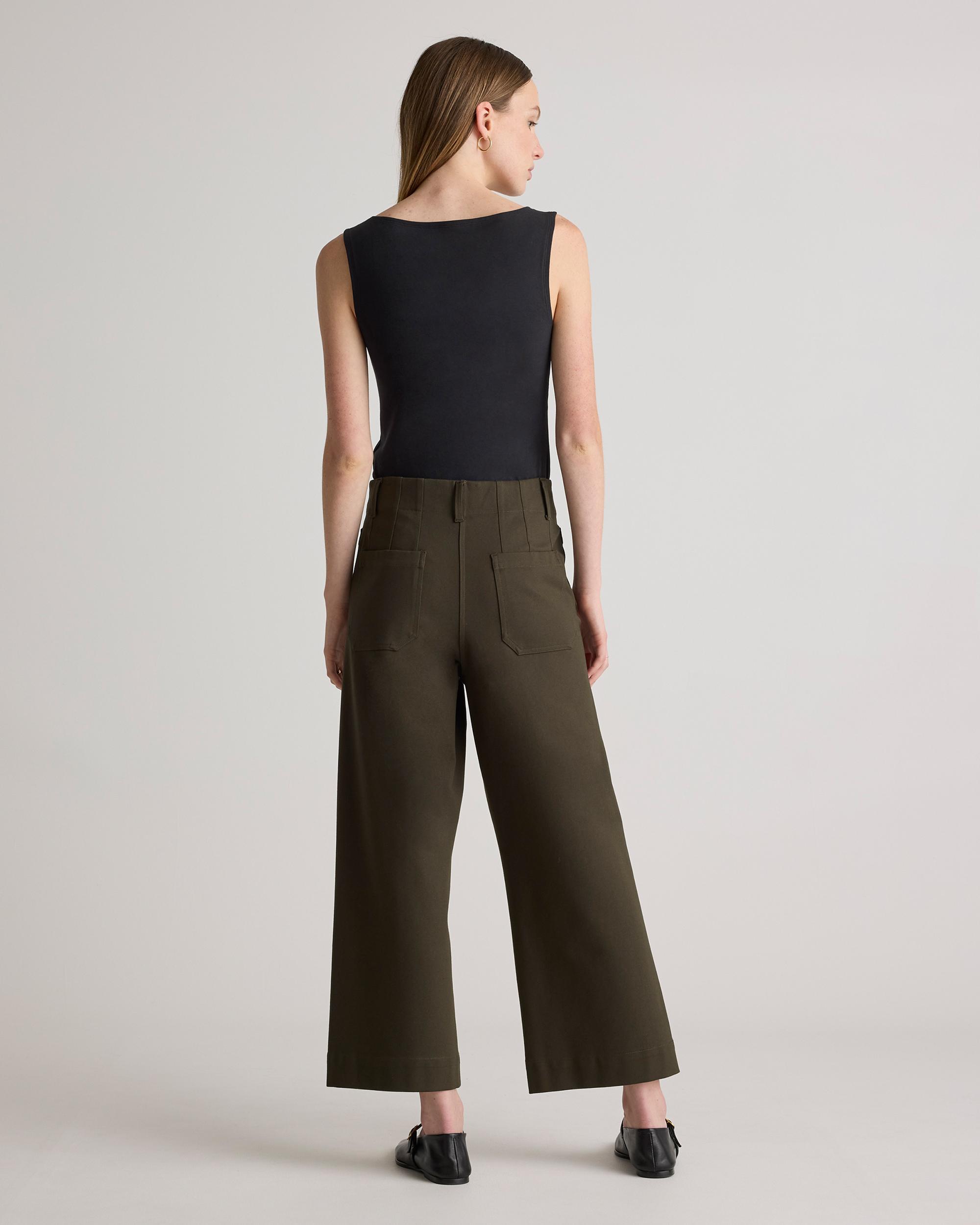 Quince | Women's Stretch Cotton Jersey Boat Neck Tank Top Organic Cotton Product Image