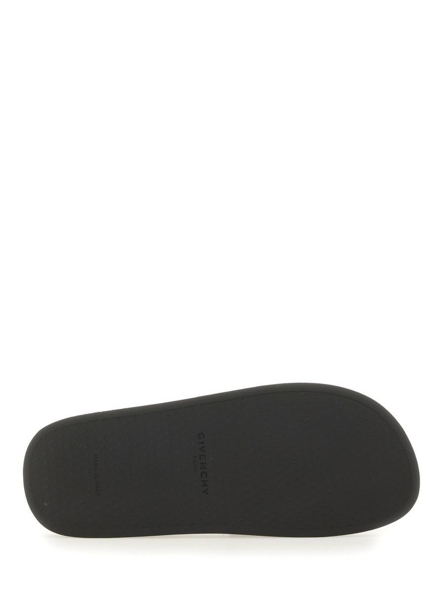Black Logo-Print Pool Slides Product Image