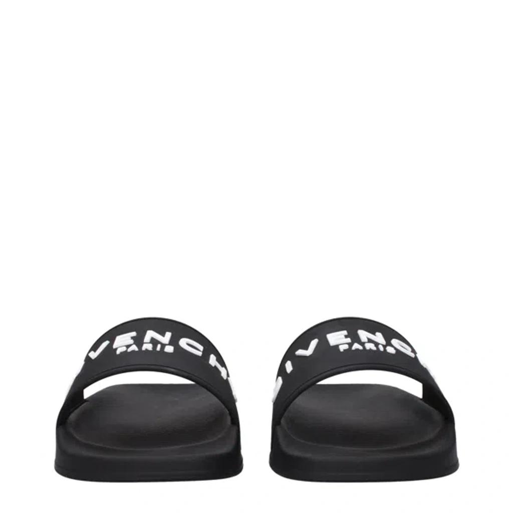 Black Logo-Print Pool Slides Product Image
