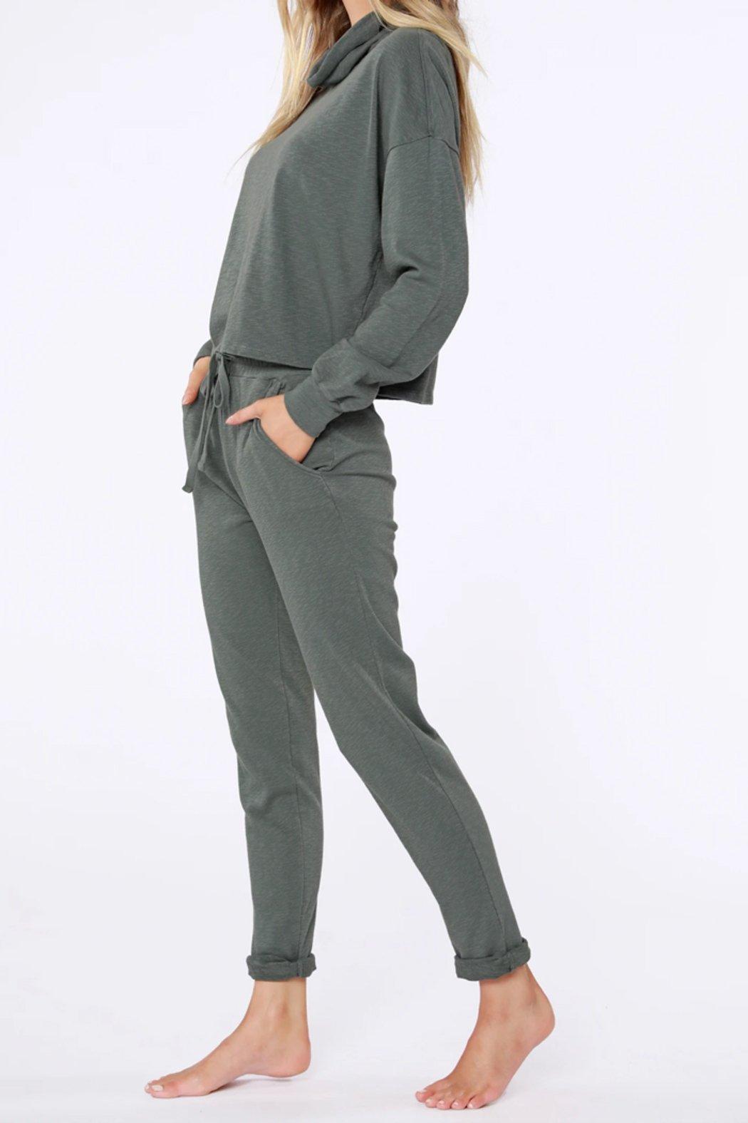 Sustainable Mock Neck Top Product Image