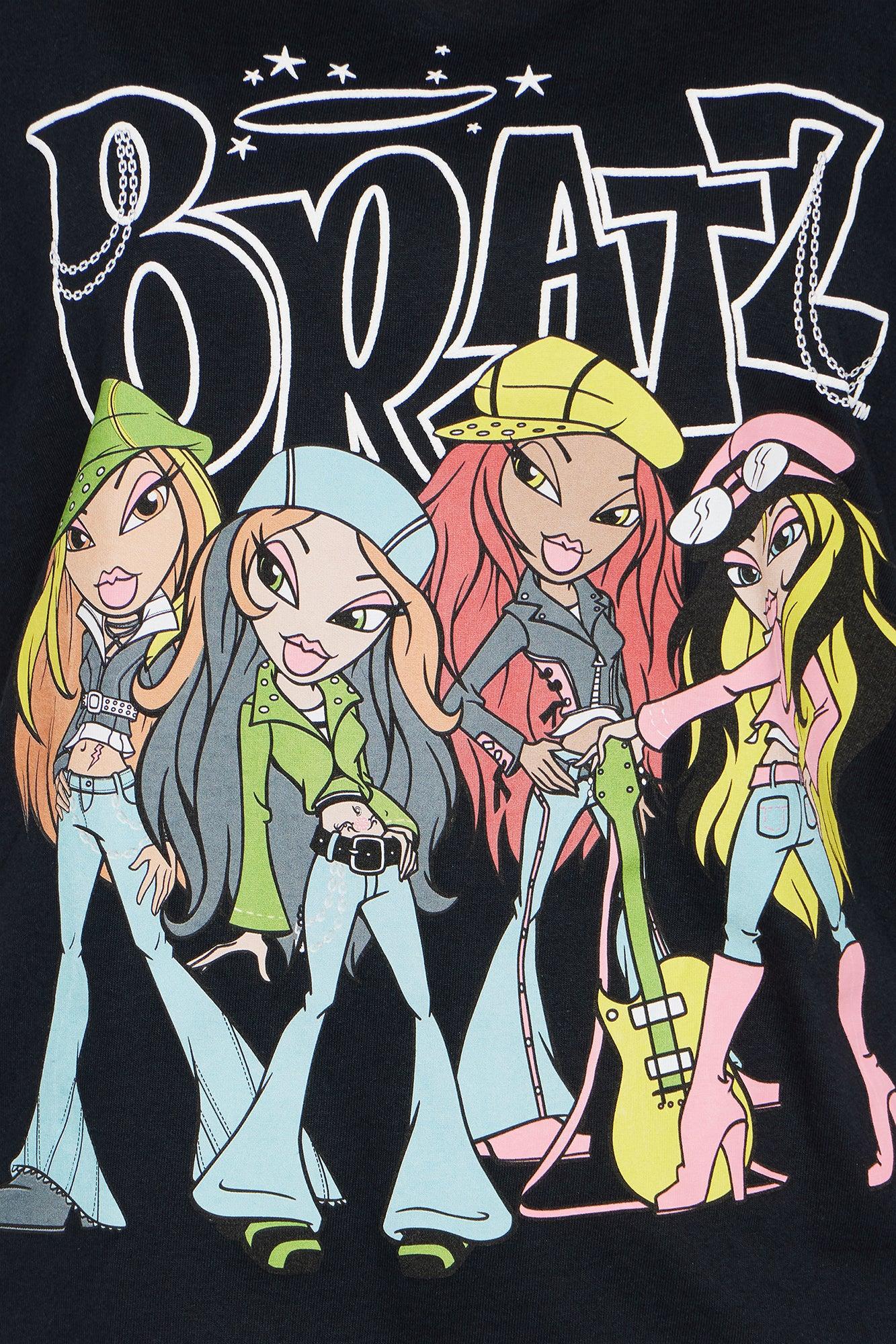 Bratz Squad Oversized Tee - Black Product Image