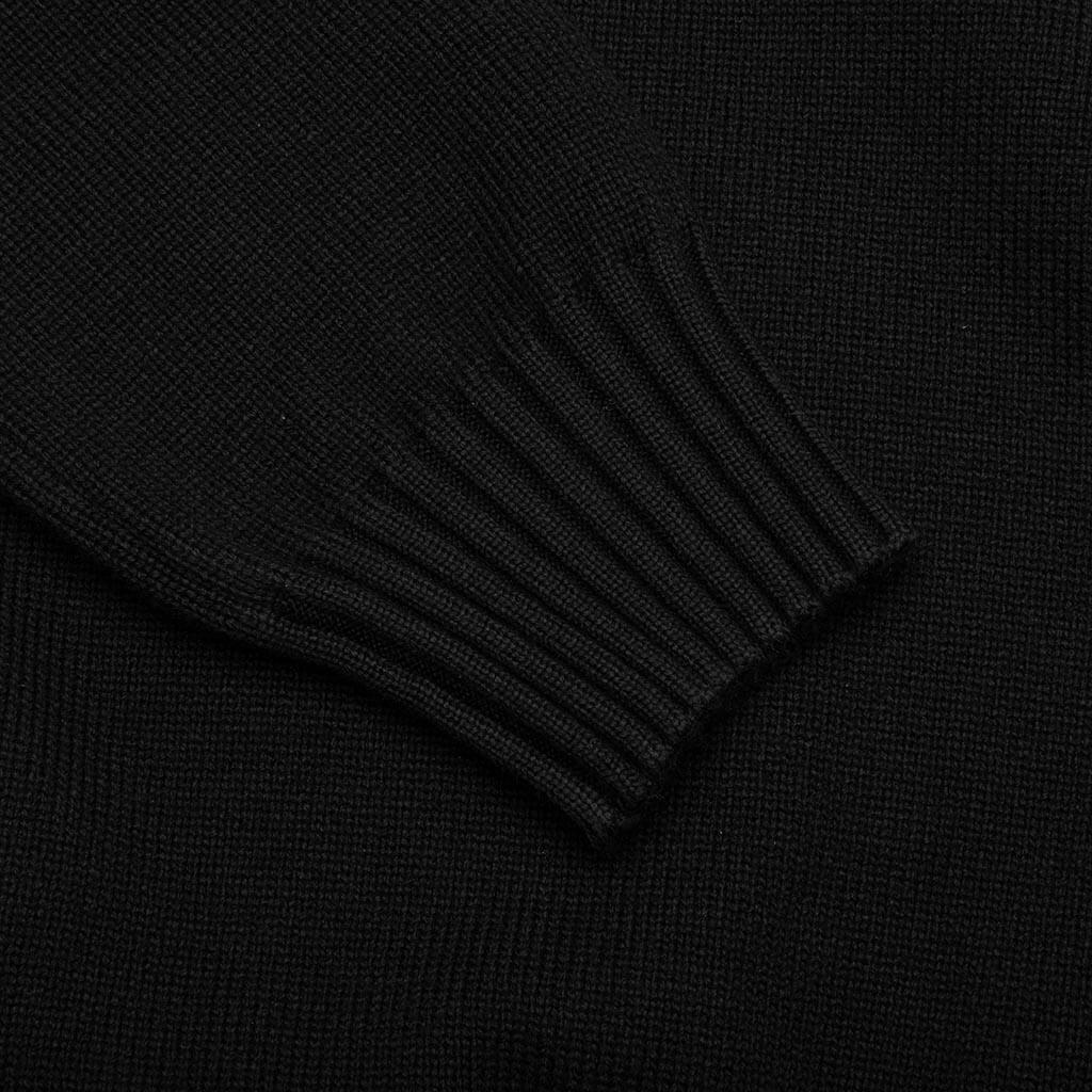 Knitted Sweater - Black Male Product Image