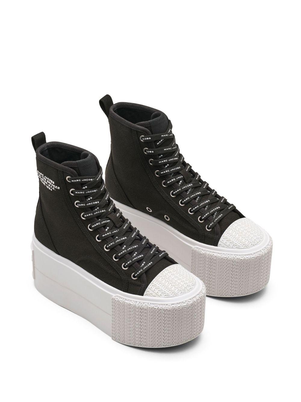 75mm platform canvas sneakers Product Image