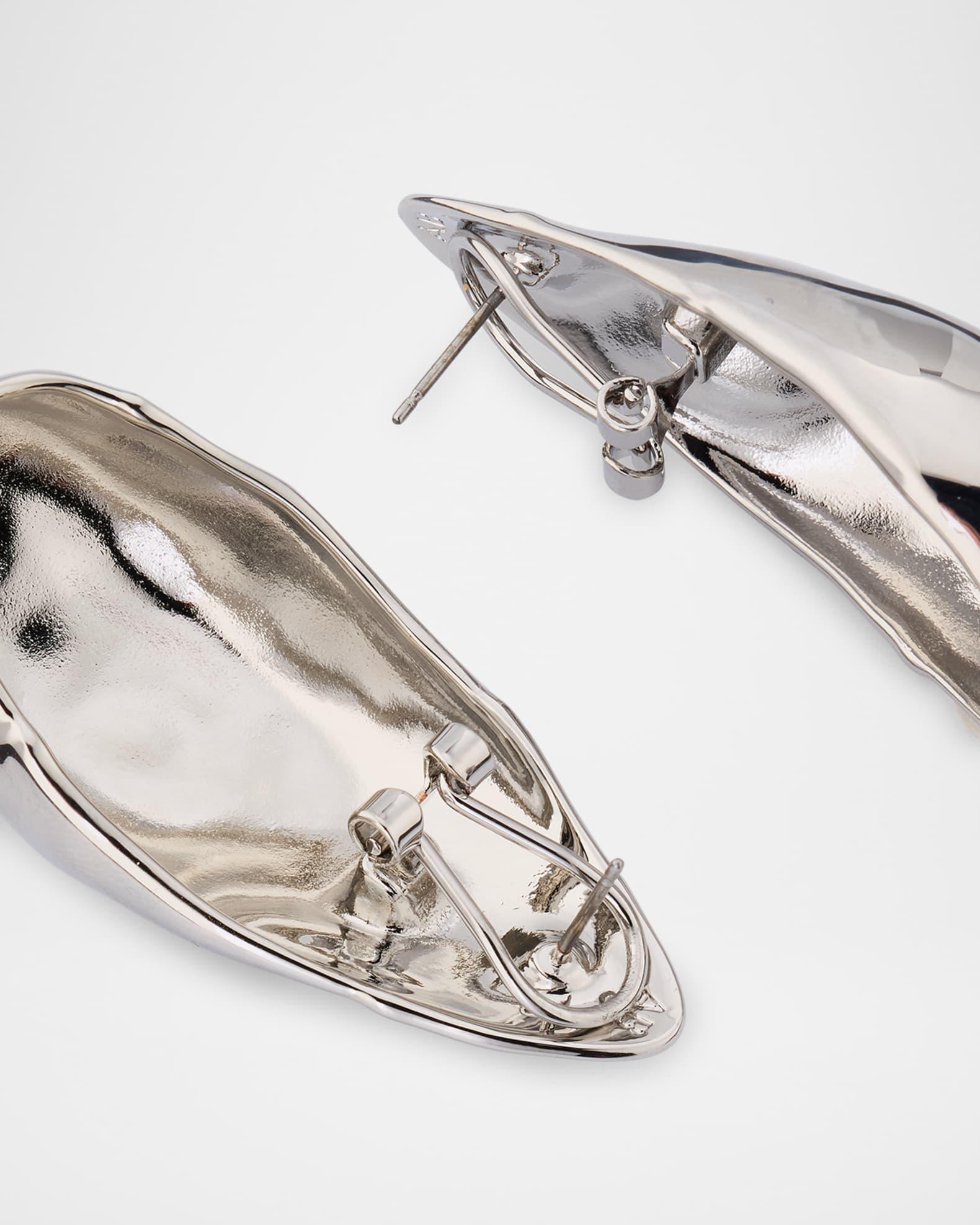 Molten Puffy Teardrop Post Earrings Product Image