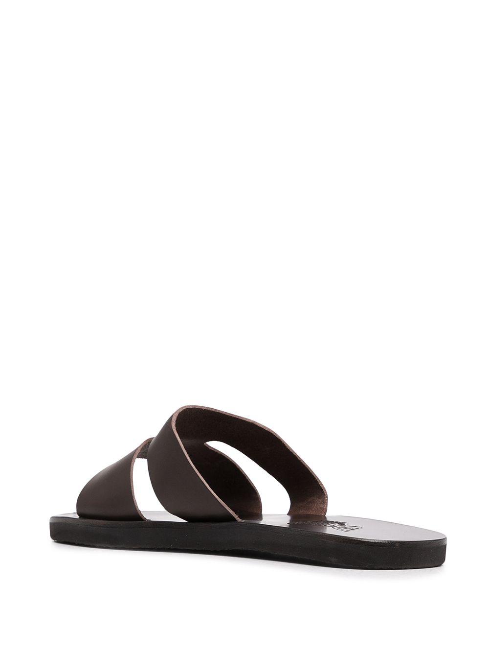 double-strap leather sandals  Product Image