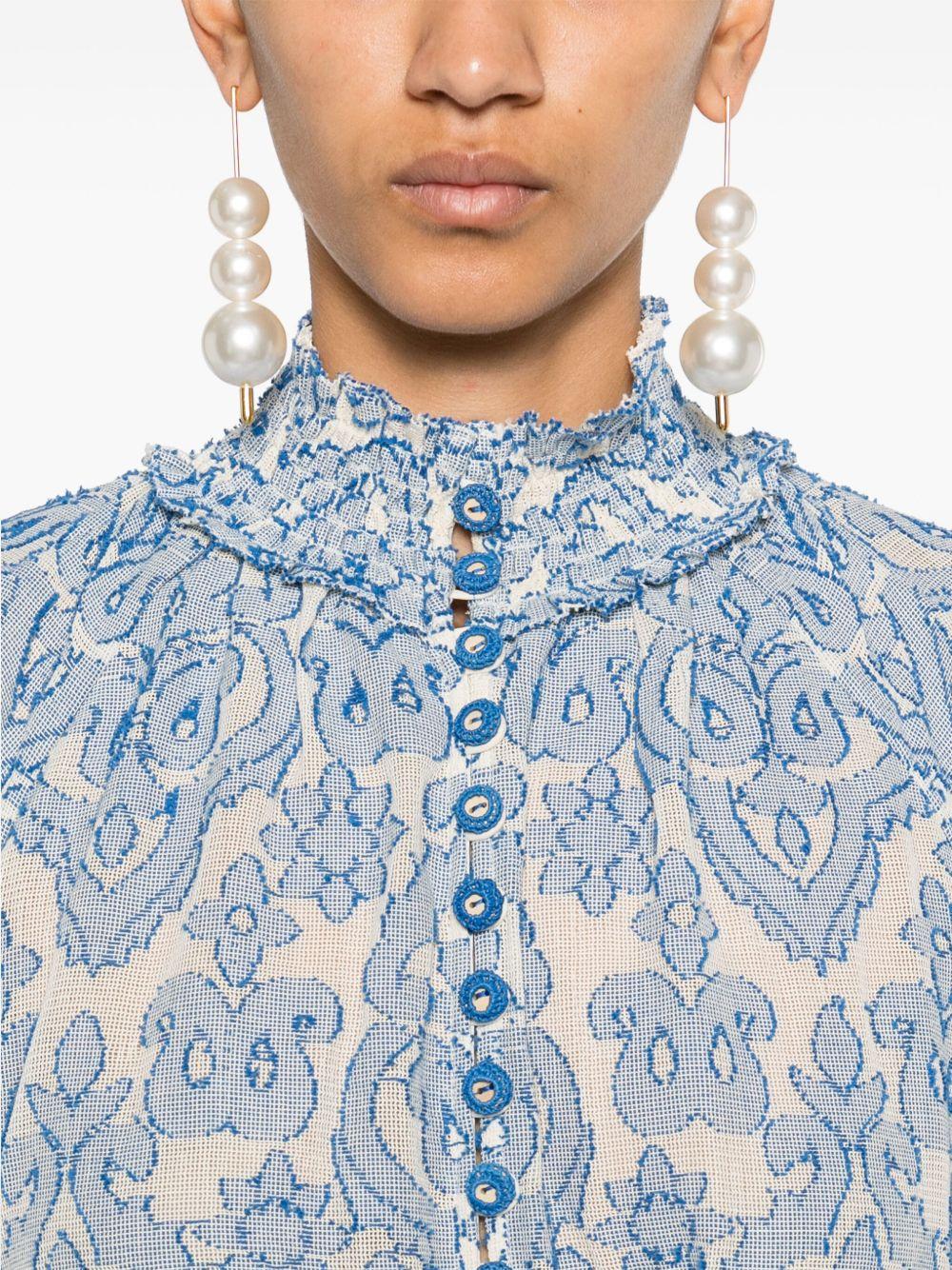 Wylie Lantern midi dress Product Image