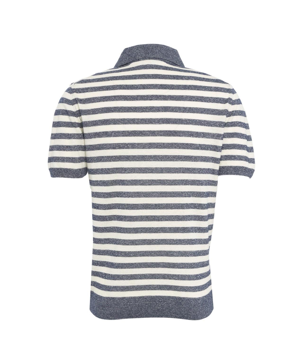 Striped polo shirt Product Image