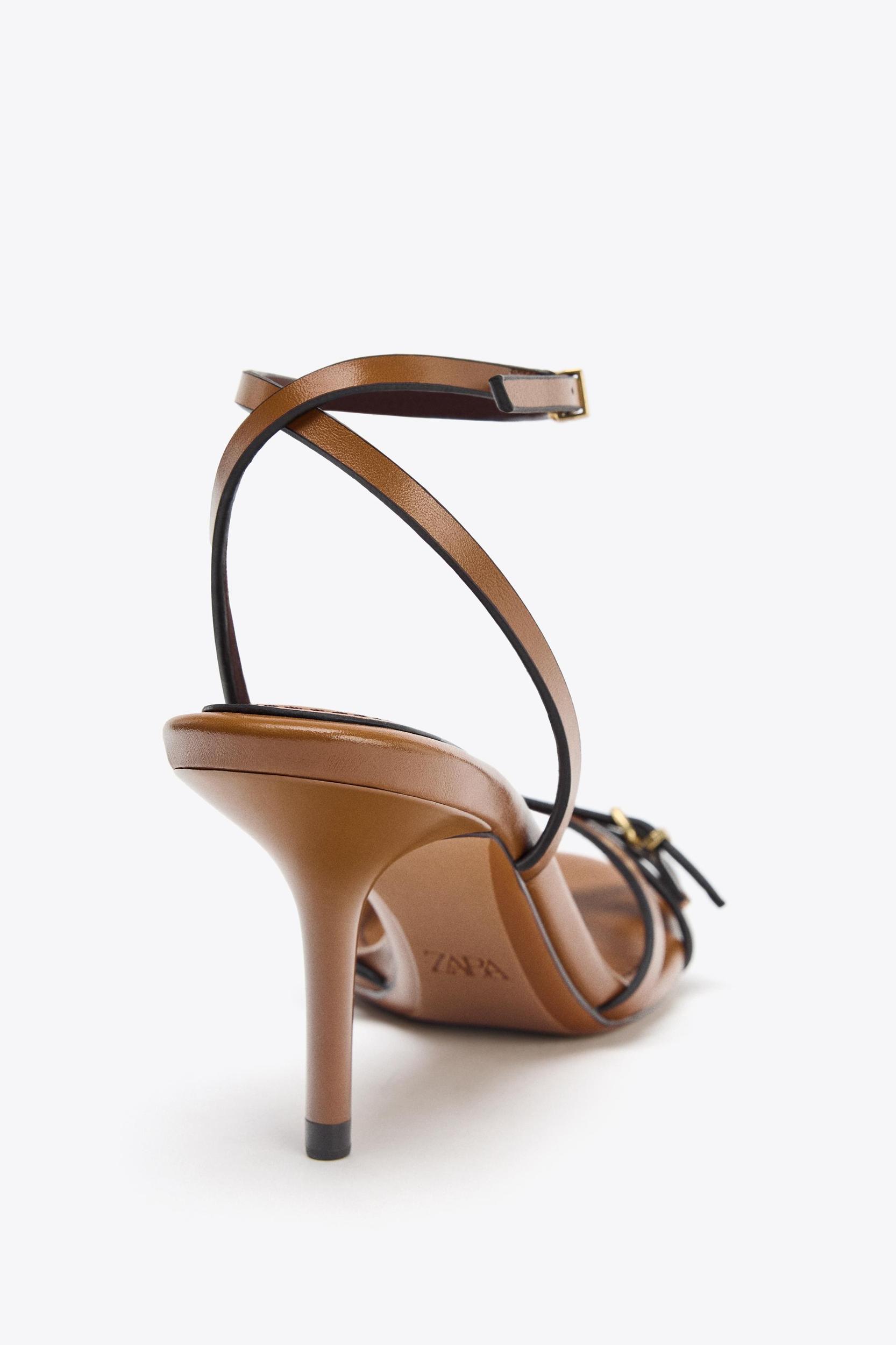 STRAPPY HEELED SANDALS Product Image