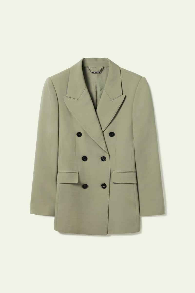 Double Breasted Lapel Blazer Product Image