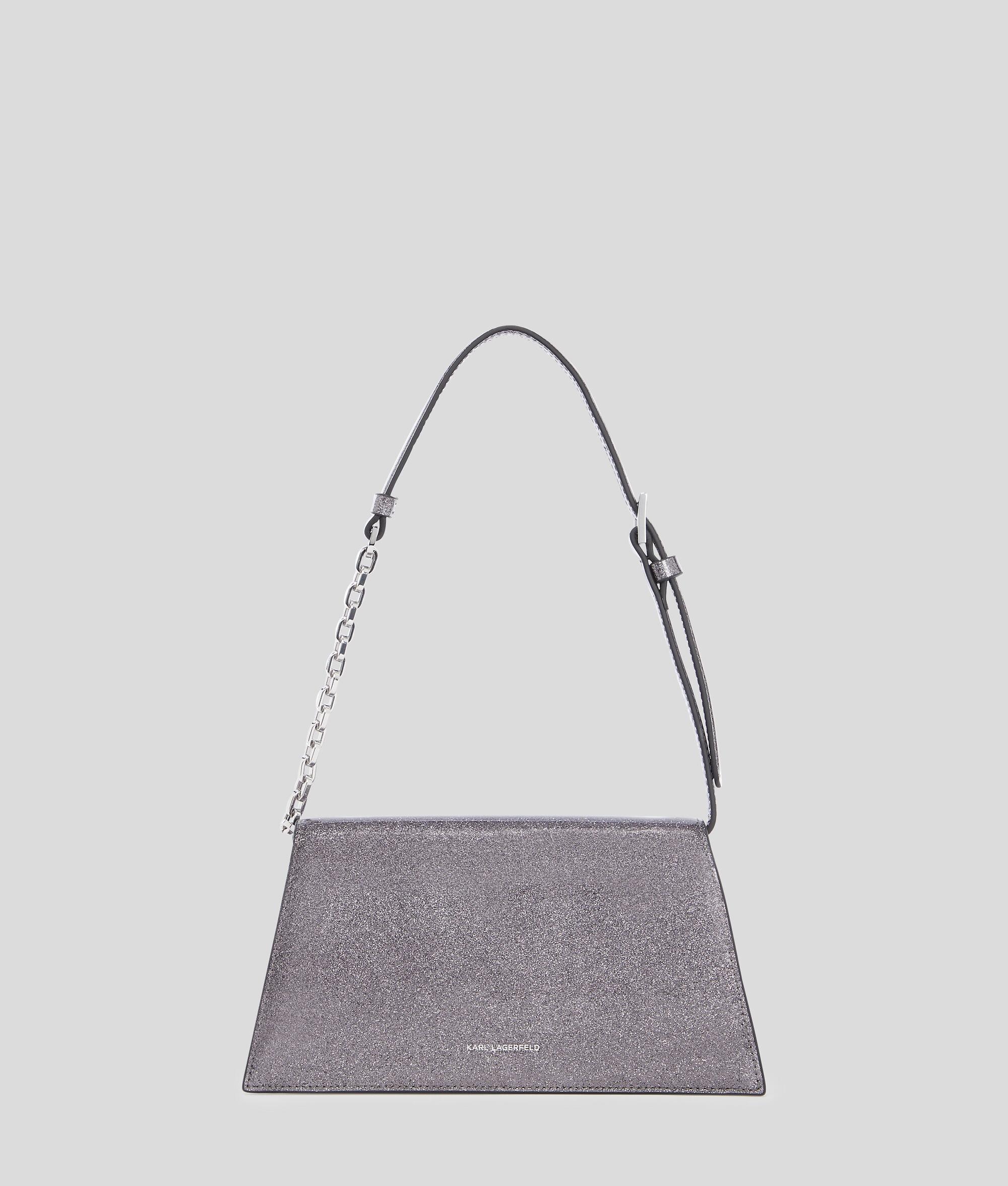 K/SIGNATURE GLITTER MEDIUM SHOULDER BAG Product Image