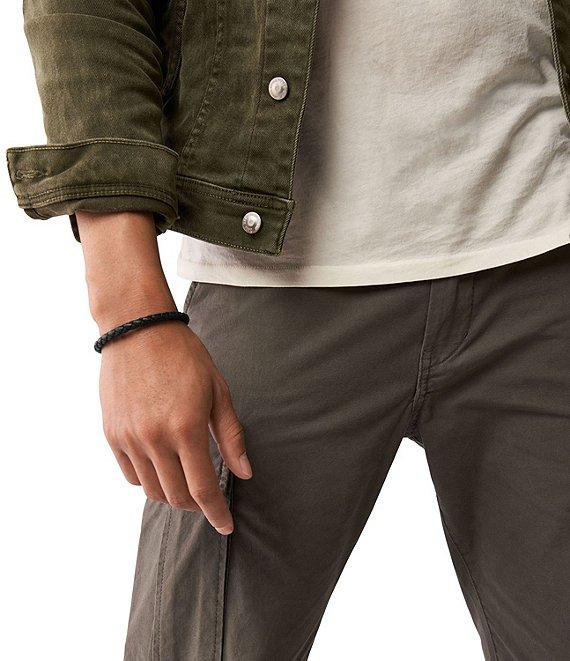 Fossil Men's Vintage Casual Braided Leather Bracelet Product Image