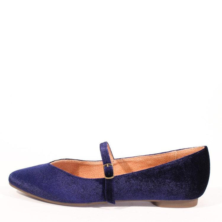 Prime Velvet Mary Jane Flats Product Image