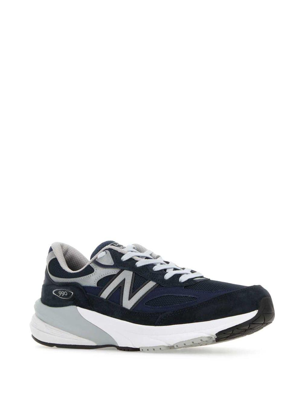 NEW BALANCE Printed Suede Mesh Sneakers With Cushioned Sole In White Product Image