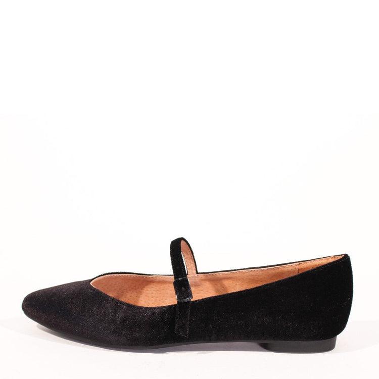Prime Velvet Mary Jane Flats Product Image