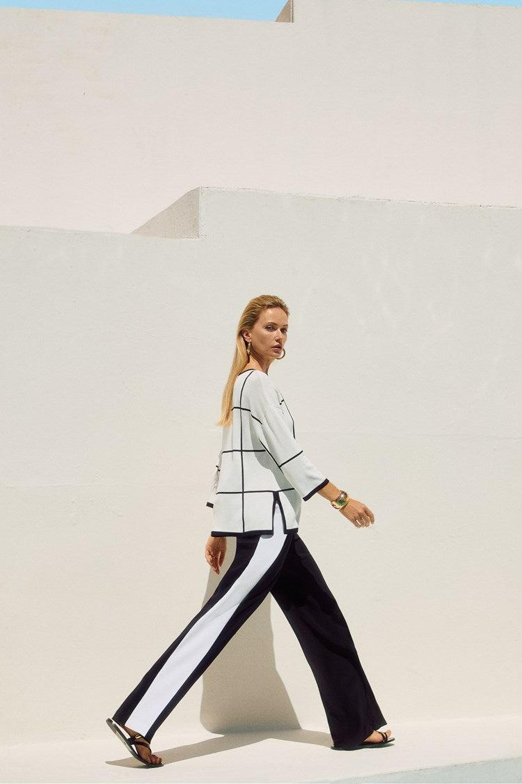 Silky Knit Wide-Leg Pull-On Pants Product Image