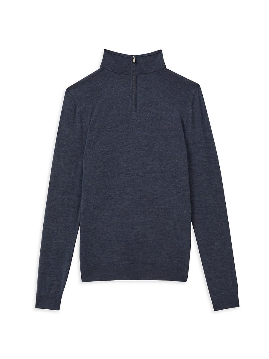 Mens Blackhall Wool Zip-Front Sweater Product Image