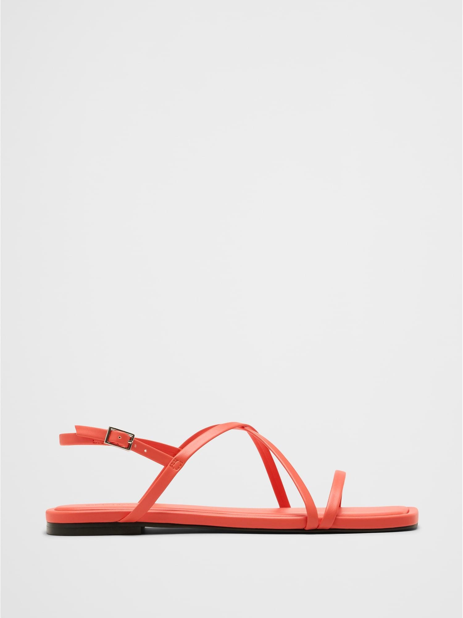 Vegan Leather Strappy Sandal Product Image