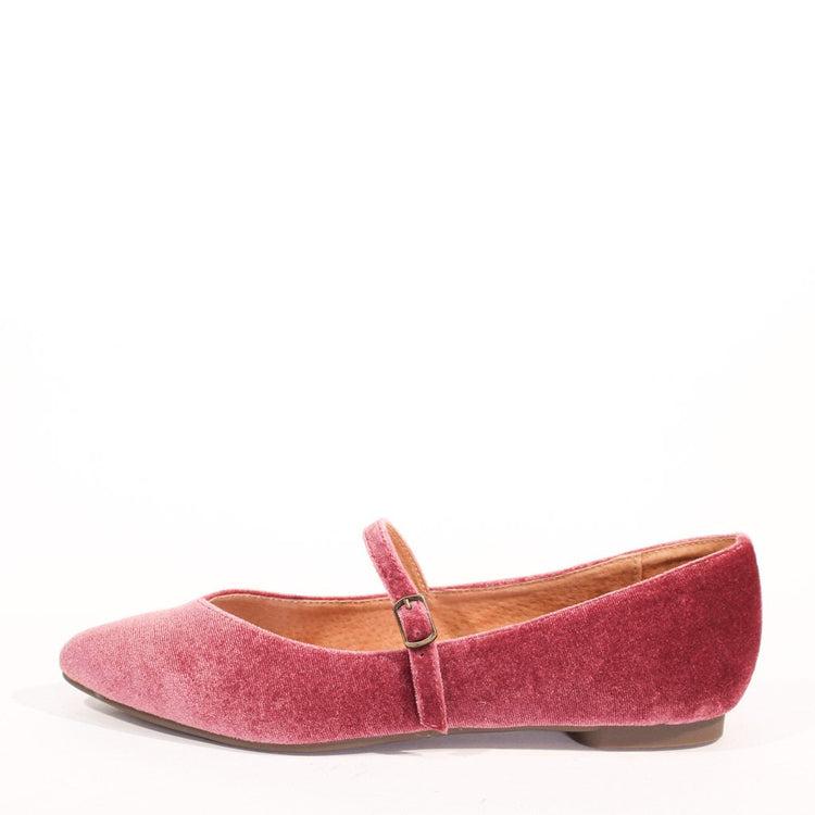 Prime Velvet Mary Jane Flats Product Image