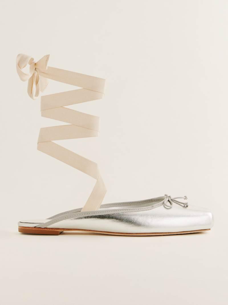 Megan Lace Up Ballet Flat Product Image