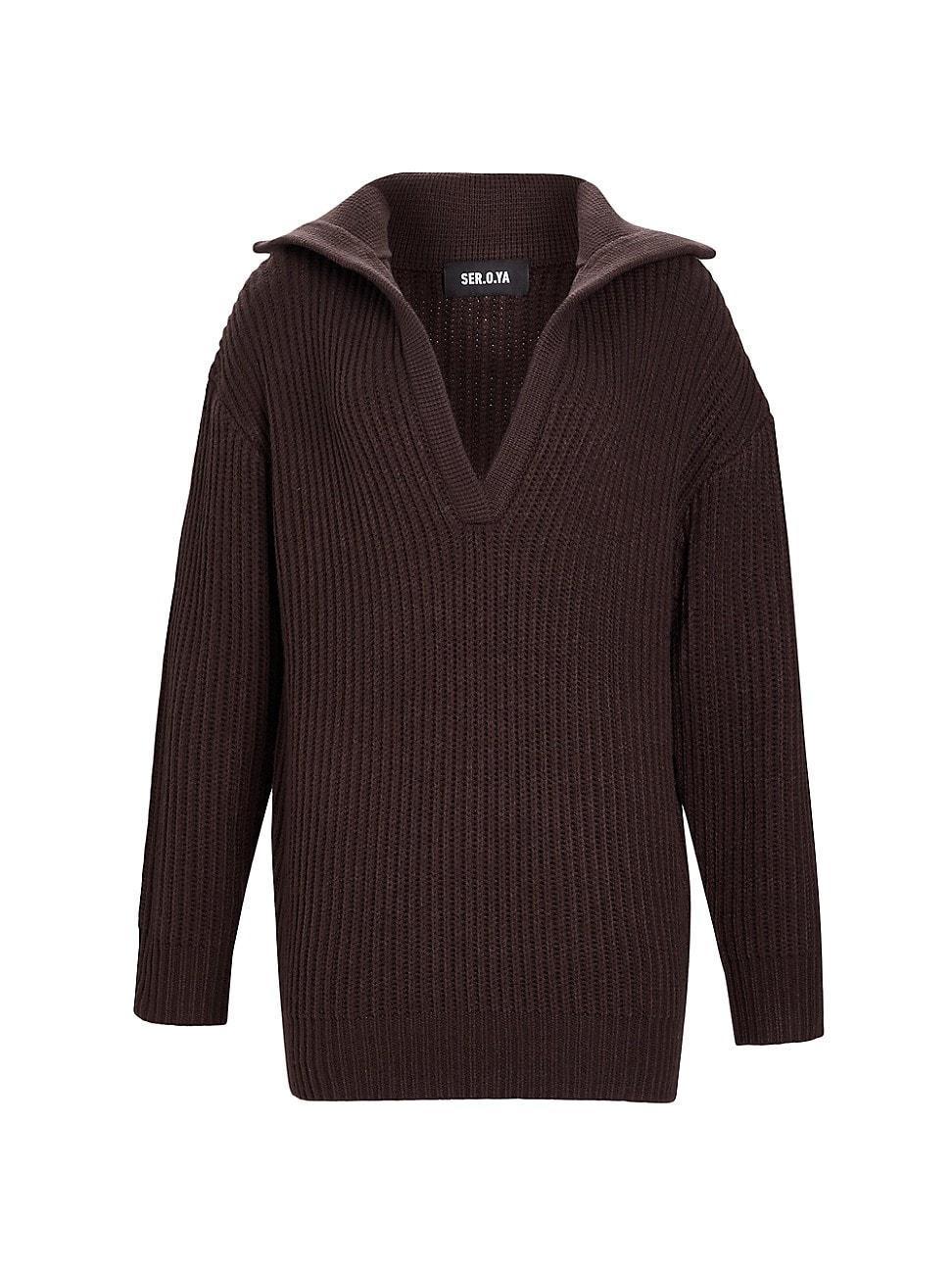 Womens Shy Oversized Sweater Dress Product Image