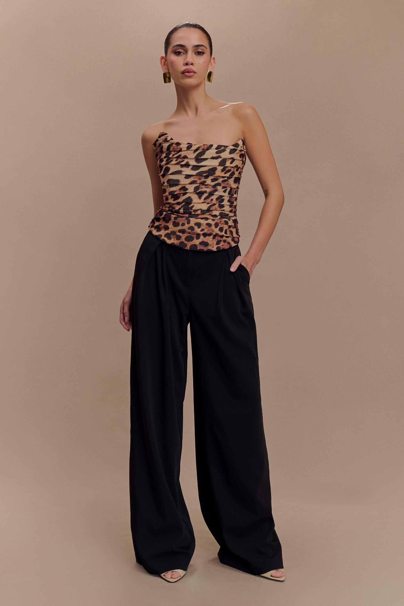 Tokio Suiting Corset - Leopard Print Product Image